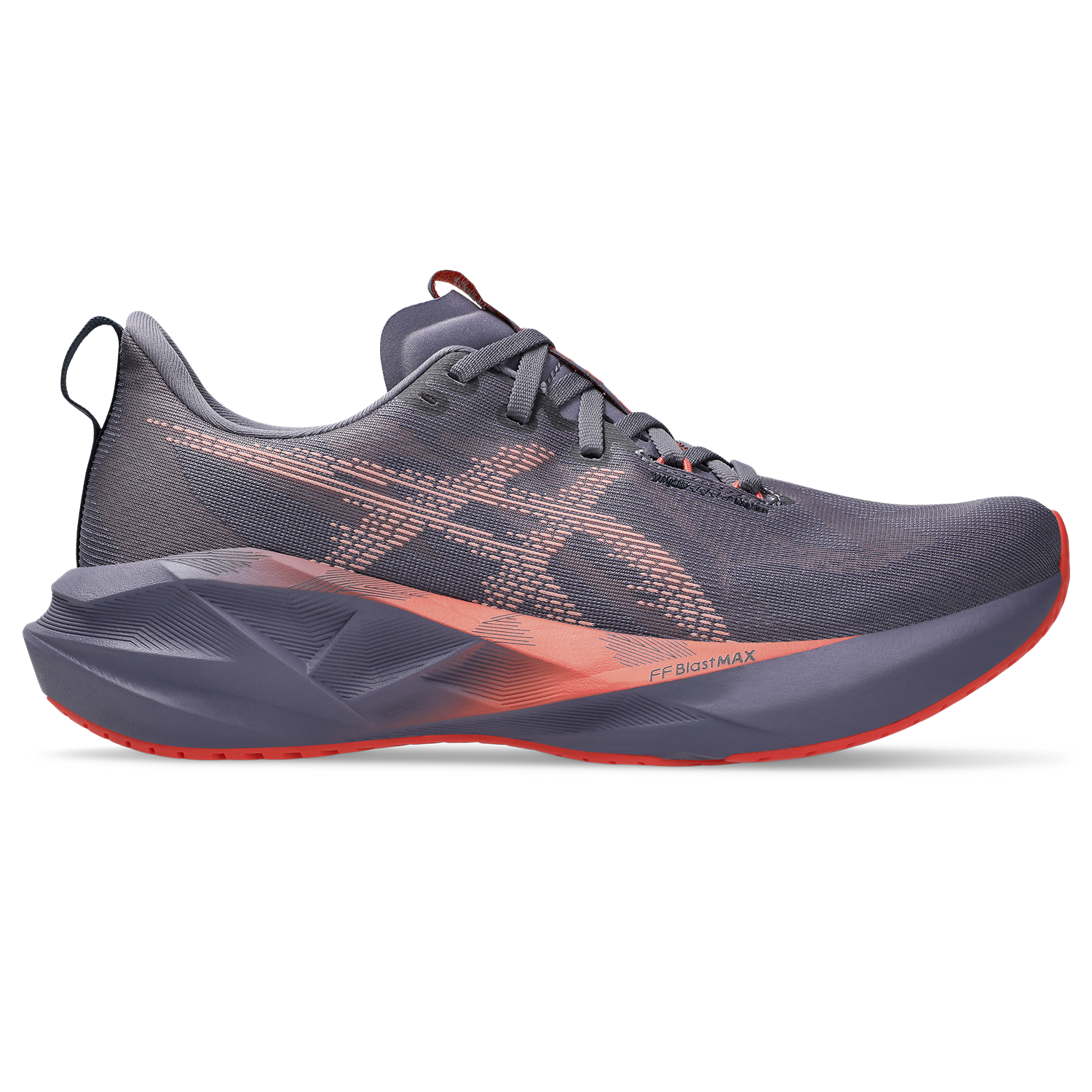 Asics Novablast 5 Men's - Greyish Purple/Coral Reef