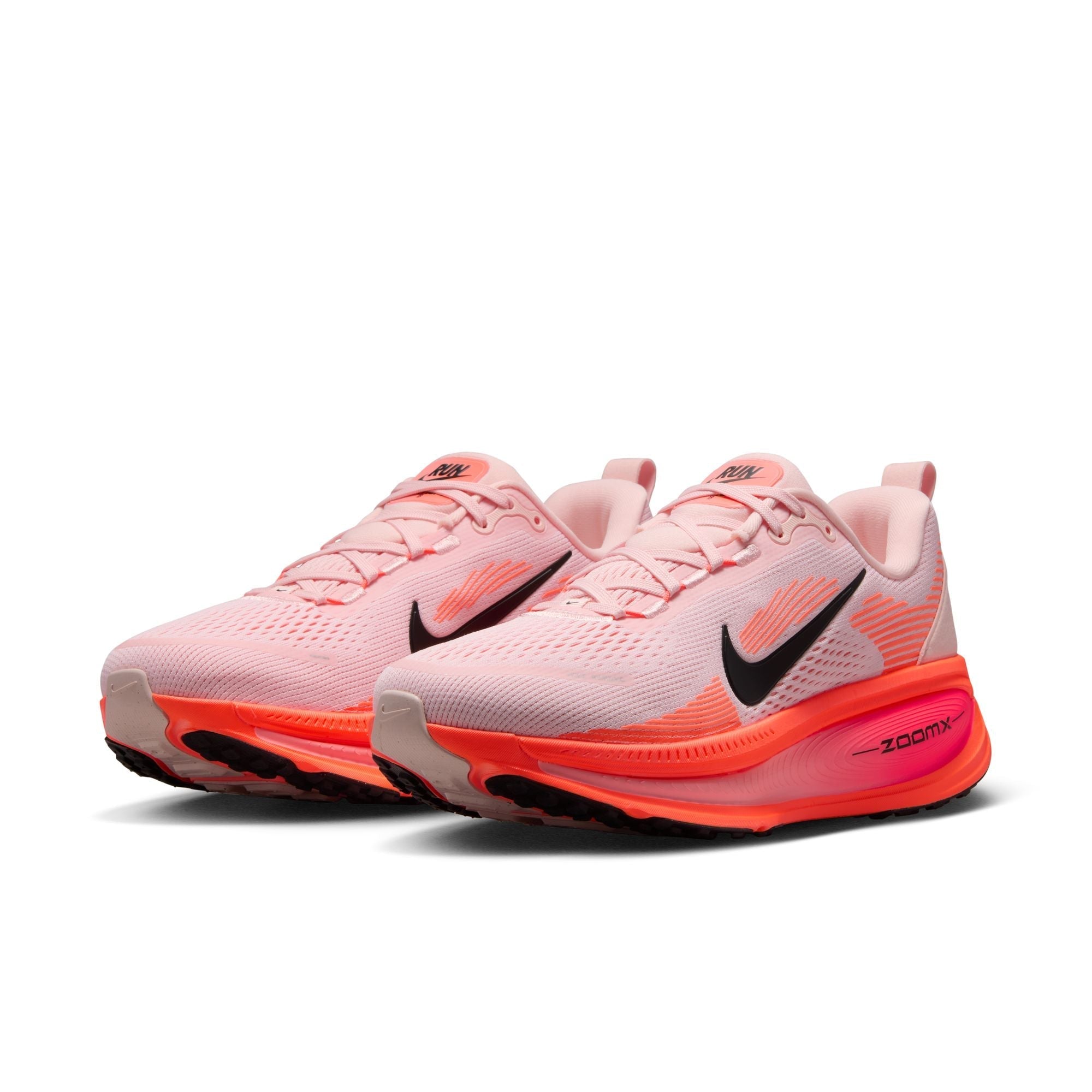 Nike Vomero 18 Women's Road Running Shoes - Atmosphere/Bright Crimson/Crimson Bliss/Black